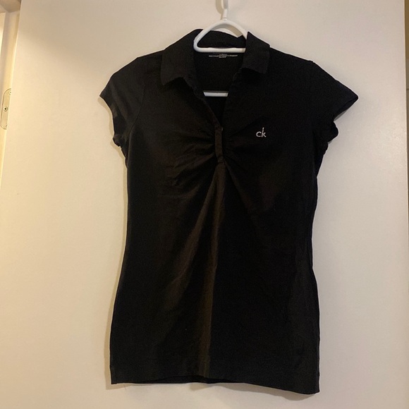 Calvin Klein black polo US XS - Picture 1 of 4